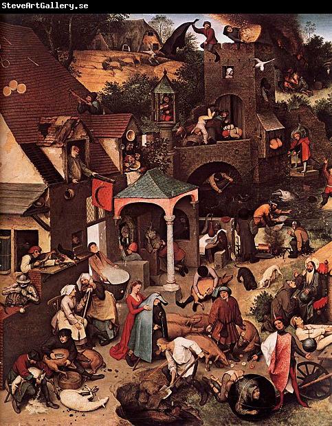 Pieter Bruegel the Elder Netherlandish Proverbs